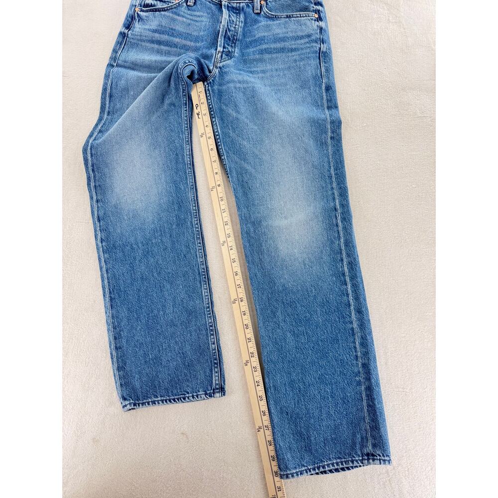 Mother Jeans Smarty Pants Skimp Mid Rise Straight 100% Cotton Knee High 28 - Picture 7 of 10